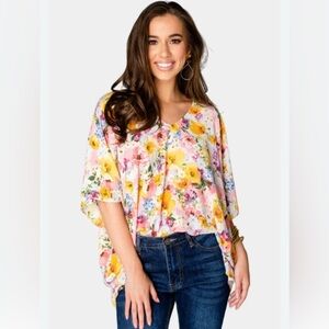Buddy Love Floral Tunic Top
